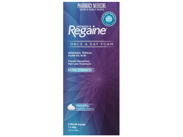 Regaine Women's Extra Strength Minoxidil Foam Hair Regrowth Treatment 60g