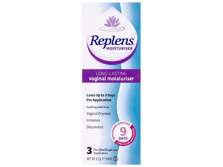 Replens Long Lasting Vaginal Moisturiser 3 Pack - SuperChem Pharmacies