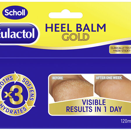 Scholl Eulactol Cracked Heel Balm Gold 120ml