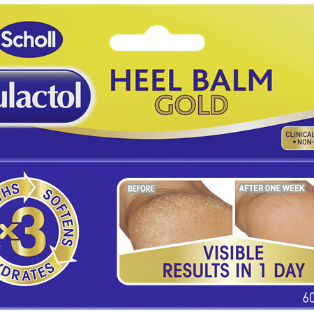 Scholl Eulactol Cracked Heel Balm Gold 60ml