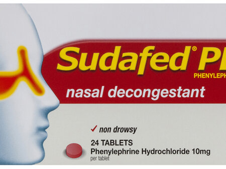 Sudafed PE Nasal Decongestant Tablets 24 Pack