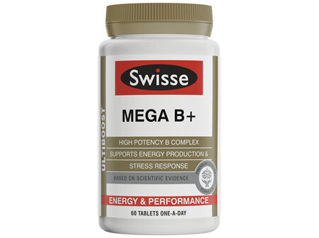 Swisse Ultiboost Mega B+ 60 tablets