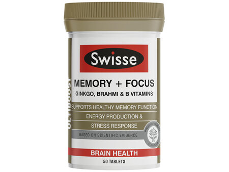 Swisse Ultiboost Memory + Focus 50 tablets