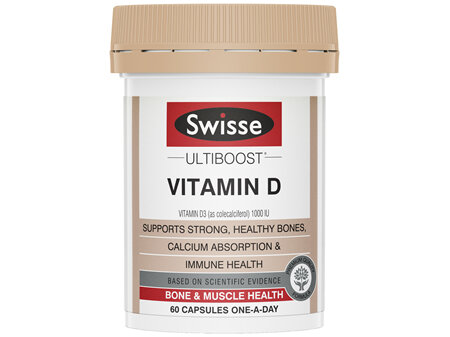 Swisse Ultiboost Vitamin D 60 capsules
