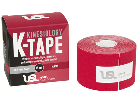 USL Sport Game Day K Tape 5cm x 6m Red