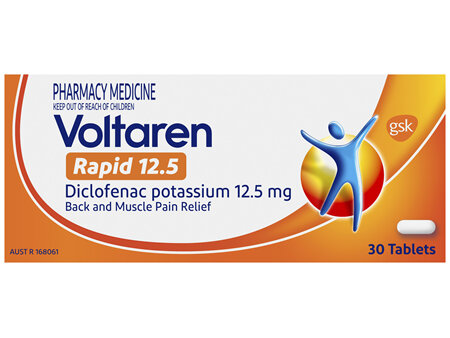 Voltaren Rapid 12.5 30 Tablets